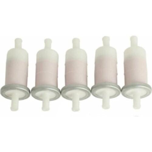 Fuel Filter 3/8inch 10mm Fuel Line for Honda 16900-MG8-003, Yamaha 4TV-24560-00, 1FK-24560-00, 1FK-24450-00 (5 Pack)