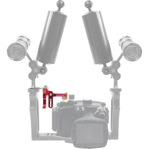 Upgraded Shutter Trigger Extension Rod for Gopro 9 Camera Diving Mount Stand SLR Underwater Tray Adapter for Canon for Nikon