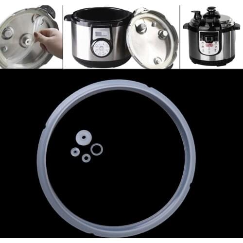 20cm Silicone Rubber Gasket Sealing Ring For Electric Pressure Cooker Parts 3-4L 95AC