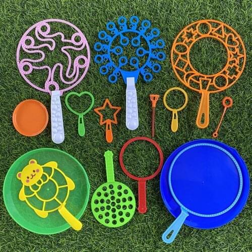 Bubble Wands Set Funny Bubble Toys Bubbles Maker Set for Outdoor Playtime Party Games kids toys