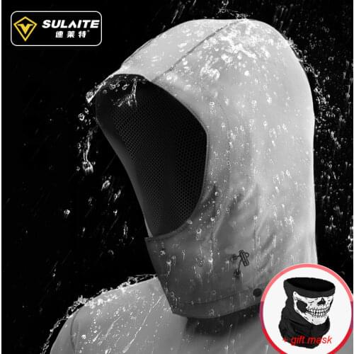 SULAITE Waterproof Motorcycle Raincoat Suit Men Outdoor Rainwear Women Jumpsuit Ultrathin Rain coat Cycling Hiking Protect