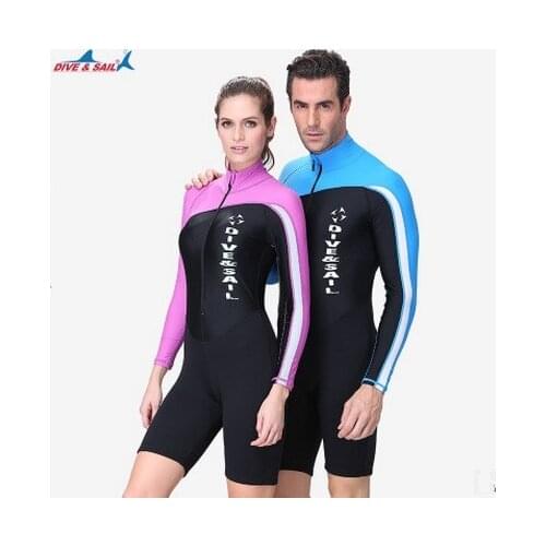 Women Diving Suit Wetsuit One-piece Surfing Outdoor Snorkel Suits Men Long Sleeve Neoprene BodySuit Water SportsSwimming Clothes