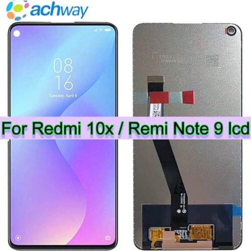 ORIGINAL 6.53"For Xiaomi Redmi 10x LCD Display Touch Screen Digitizer Assembly Redmi Note 9 LCD For Xiaomi Redmi 10x Display