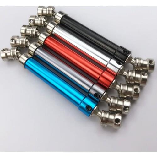 1PCS Stainless Steel Universal Drive CVD Shaft 112-152mm for SCX10 D90 RC4WD RC Crawler Cars Parts Metal Rear Center Drive Shaft