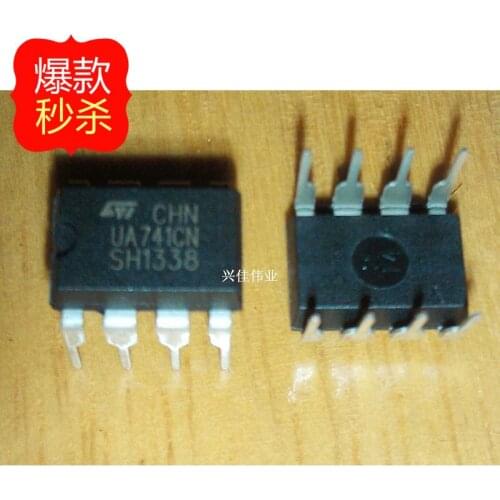 10PCS New UA741 UA741CN UA741CP DIP-8 op-amp
