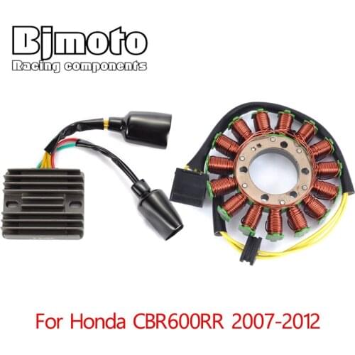 12V Regulator Rectifier and Motorcycle Stator Coil sets For Honda CBR600RR 2007-2012 CBR 600RR 2007 2008 2009 2010 2011 2012