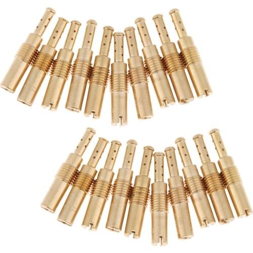 20pcs Slow/Pilot Jet For PWK Keihin OKO CVK 38 40 42 45 48 50 52 55 58 60