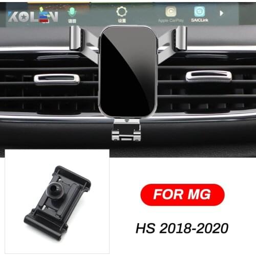 Car Mobile Phone Holder For MG HS 2018 2019 2020 Gravity Air Vent GPS Stand Cellphone Special Mount Support Navigation Bracket