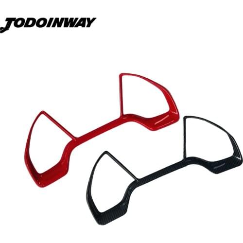 Car styling Dash Panels Trim For Honda Civic 10th type R 2020 si 2017 2018 Dashboard Frame Sticker Interior Accessories