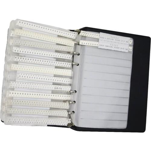 Free shipping 0805 smd capacitor kit 700pcs + 0805 smd resistor kit 3025pcs practical sample book 63 kinds of values