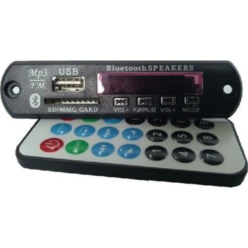 Free Shipping! Bluetooth Audio Module MP3 WMA Player MP3 decoder with remote display module sensor