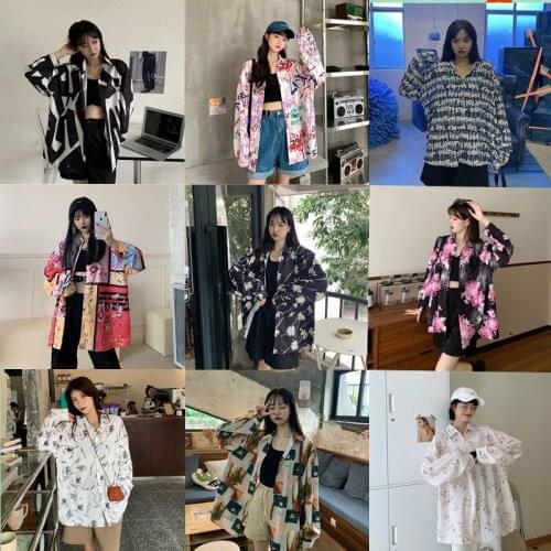 Blouse Women Shirt Long Sleeve Shirt Womens Large Size Loose Autumn Cardigan Shirt Blusas Mujer De Moda