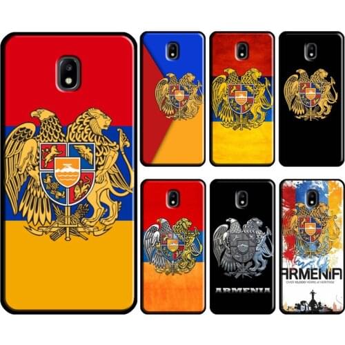 Armenia Russia Flag coat of arms For Samsung Galaxy J7 J3 J5 2017 A3 A5 2016 J4 J6 A6 A8 Plus J2 Core J8 2018 Phone Case