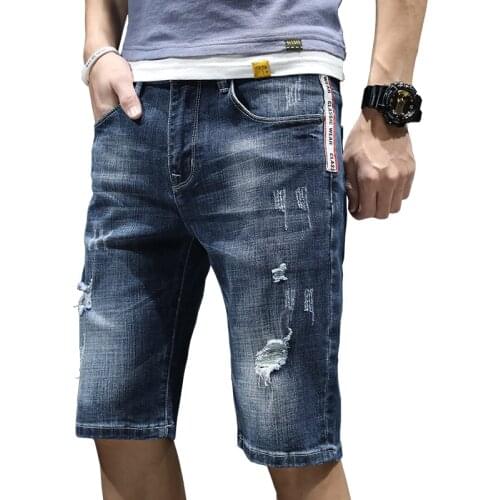 Мужские джинсовые шорты HCXY China At AliExpress