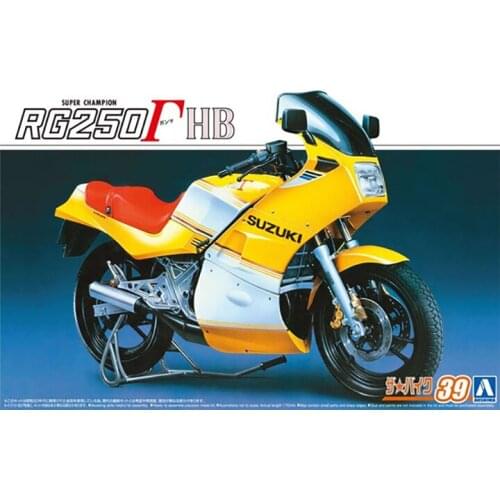 1/12 AOSHIMA plastic assembly car model toy Suzuki GJ21A RG250 motorcycle static model adult collection DIY assembly kit #06231