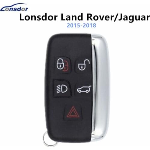 Lonsdor Specific Smart Key for 2015-2018 Land Rover Jaguar 5 Buttons 315MHz/433MHz Write-to-start via OBD