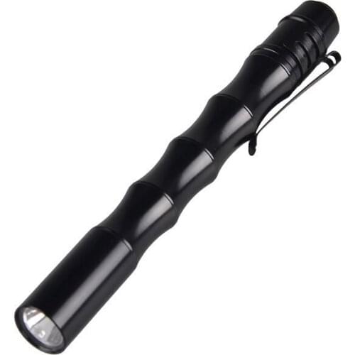 Mini LED Torch Light Flashlight Super Small Pocket Clip Torch Powered by 2 AAA Battery Ultra Bright Carry Outdoor Gear LB88