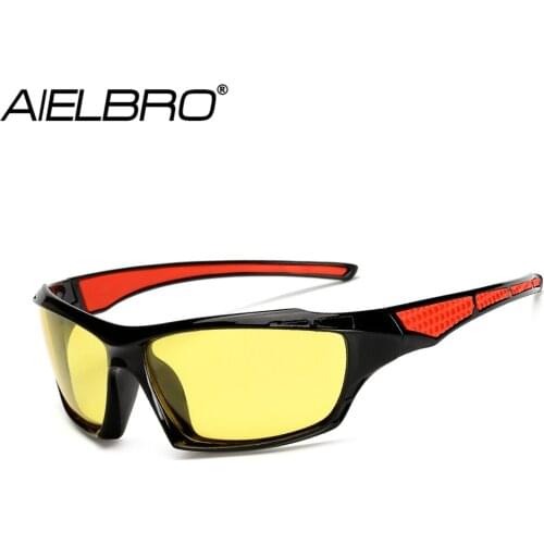 Mens Cycling Glasses Polarized Sports Glasses Protection Outdoor Fishing Driving Cycling Sunglasses Night Vision Cycling Goggle