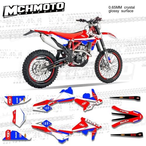 MCHMFG Motorcycle Team Graphic Decal & Sticker Kit For BETA RR 18-19 2018 2019 Sticker