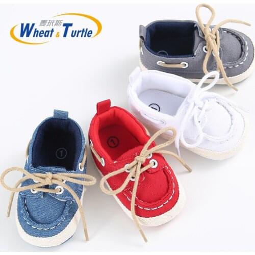 Mother Kids Baby Shoes First Walker Baby Shoes Canvas Soft Footwear For Baby Boys Girls Kids Newborn Casual Lace-up Sneakers