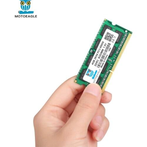MOTOEAGLE Laptop Memory RAM DDR3 1.5V 1.35V 1066 1333 1600MHz PC3 8500 10600 PC3L 12800s SODIMM Notebook Memoria RAM