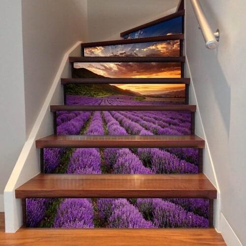 Colomac 3d scenery waterproof stairs floor sticker living room bedroom renovation DIY home decor poster decals stairway stickers