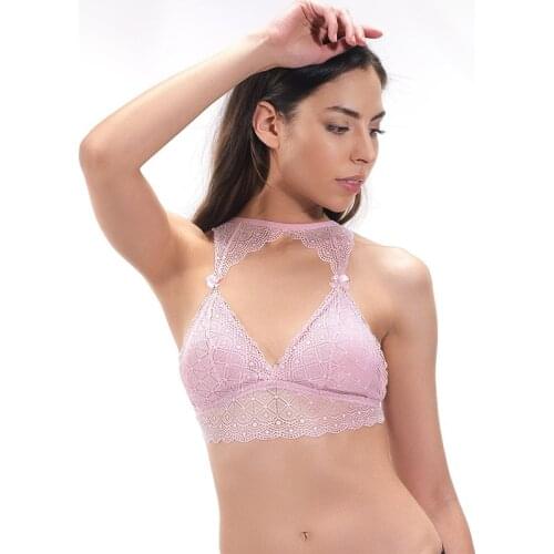 Collar Detailed Lace Covered Womens An Elegant And Passionate Comfortable Bralette Bustier Bra