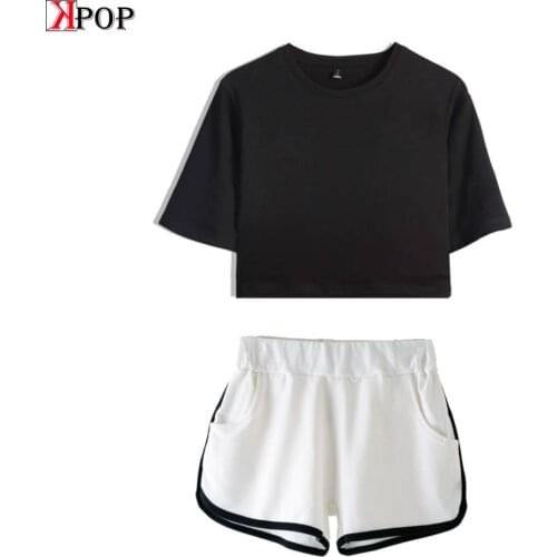 K Pop Butter Women Tracksuit Two Piece Set Customize Logo DIY