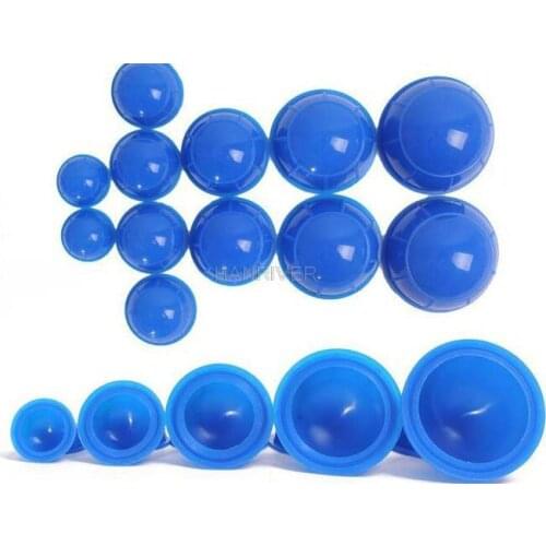 12 pieces of household health care silicone cupping Silica gel strong attraction Vacuum cupping Hygroscopic tank