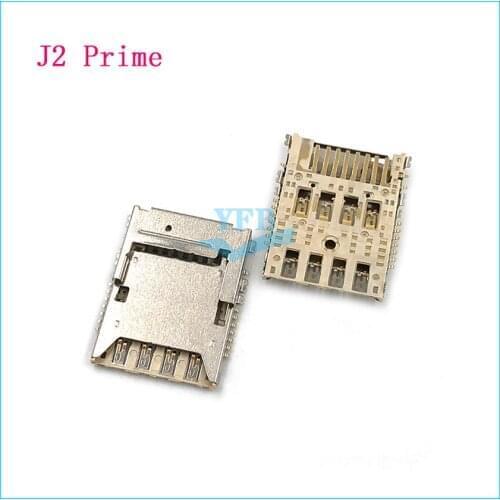 2pcs For Samsung Galaxy J2 Prime Sim Card Reader Connector Holder Socket Repair