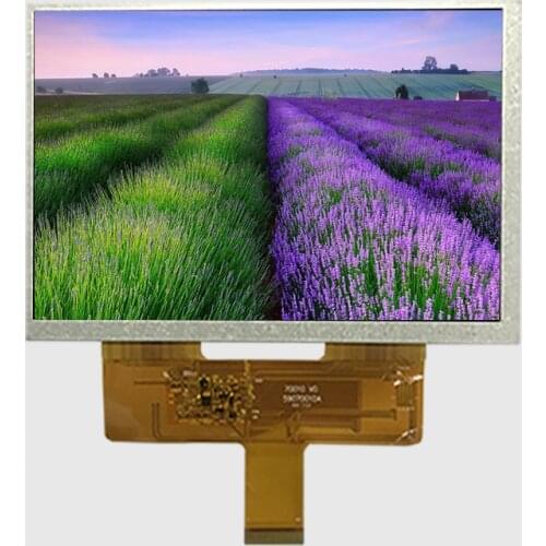 7.0 inch 800*480 LVDS interface Wide temperature high brightness IPS TFT LCD display with capacitive touch panel