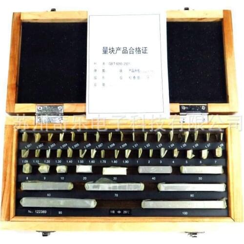 Eight gauge caliper gauge micrometer gauge block eight block