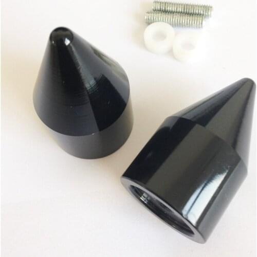 Aftermarket free shipping motorcycle parts Spike Bar Ends For Yamaha YZFR6 2006-2012 YZFR1 1998-2012 FJR-1300 2003-2010 BlacK