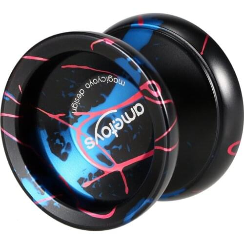 Ametoys V4 Professional Magic Yoyo High-speed Aluminum Alloy Yo-yo CNC lathe KK Bearing with Spinning String for Children Kids