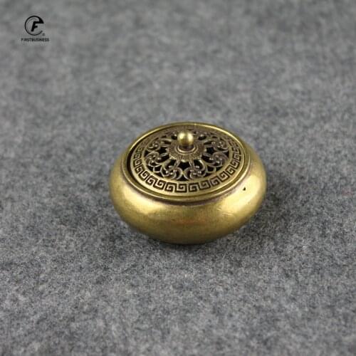 Antique Bronze Chinese Chinese Cuisine Incense Burner Home Decorations Pure Copper Hollow Home Censer Sandalwood Censer Holder