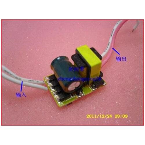 Free Shipping!!! 5pcs Enter 85-265v / current source 3x1w / drive power module / serial / LED lamp beads /Electronic Component