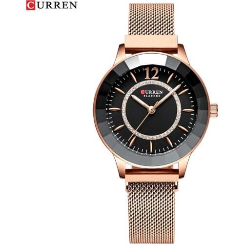 CURREN Female Top Luxury Women Watches Fashion Casual Ladies Star Sky Flow Quartz Watch Waterproof Clock Relogio Feminino