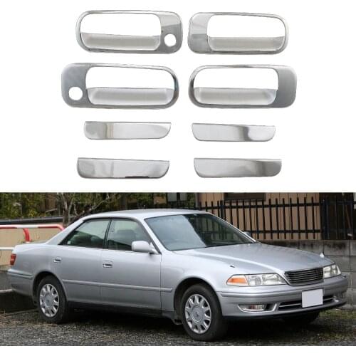For Toyota Mark II GX100 1996 1997 1998 1999 2000 of door handle bowl cover ABS Chrome Accessories Stickers Car Styling