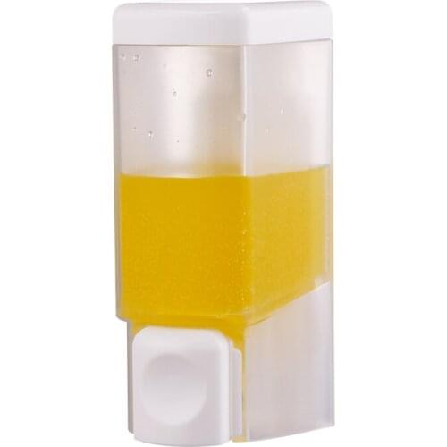 SVAVO Liquid Soap Dispenser Wall Mounted 260ml Manual Single ABS Bathroom Liquid Soap Pump Dispenser for Kitchen Hotel