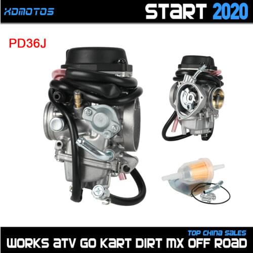 New Carburetor For Arctic Cat DVX 400 DVX400 ATV Quad Carb 2004 2005 2006 2007 PD36J 36mm Carburetor Carbs