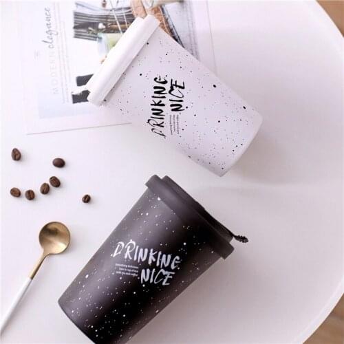 Coffee Mugs Ceramic Coffee Mugs Tea Cups Insulating silicone Thickened 450ML Big Capacity Travel Mug Camping Mugs Coffee Cup