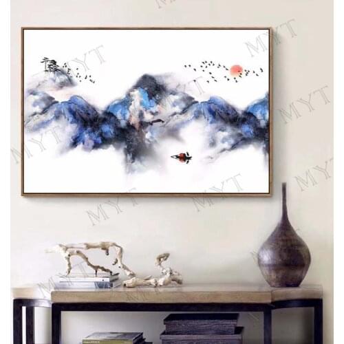 MYT Top Artist Hand-painted Beautiful China Landscape Oil Painting on Canvas Impressionist Chinese Landscape Oil Painting