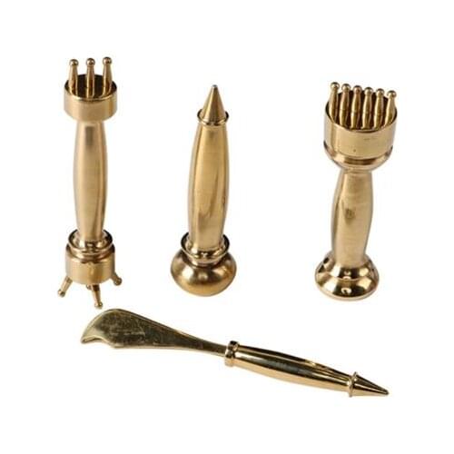 Body massager physiotherapy massage pestle household pure copper solid pestle needle acupuncture point bar scrapping