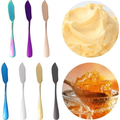 Multifunction Stainless Steel Butter Knife Pizza Hole Cheese Dessert Jam Knife Cutlery Kitchen Toast Bread Knifes Breakfast Tool