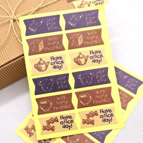 Just for You Stickers, Gift packaging stickers, DIY Packaging Labels, Party Deco Stickers 120pcs/lot