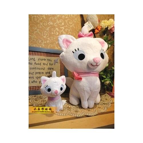 Original Disney Cartoon characters Marie Cat Large Plush toys cat doll Birthday Present For Child