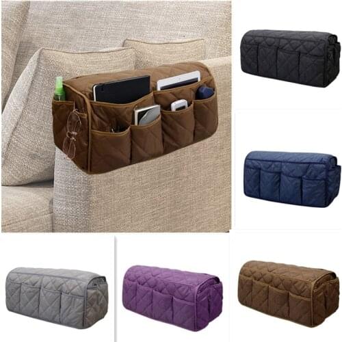 Sofa Armrest Hanging Storage Bag Couch Handrail Organizer Holder With 14 Pockets Armchair Hanging Storage Bag Home Holder Organi