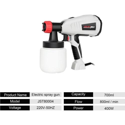 400W removable high voltage electric spray gun, nozzle adjustable spray machine, flow control paint,Electric spray gun
