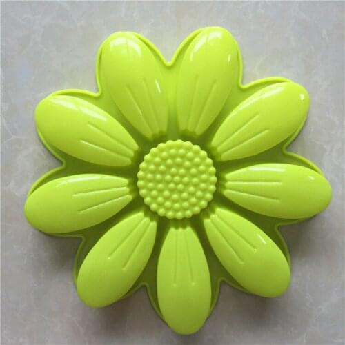 9 points sun flower Silicone cake mould Baking tray