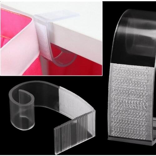12Pcs Tablecloth Clips Picnic Table Cloth Skirting Clamp Plastic Table Cover Skirt Holder for Home Kitchen Wedding Party Banquet